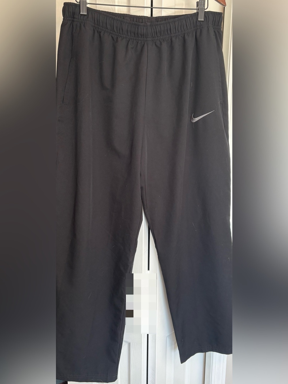 Nike Mens Dri-Fit Black Athletic Training Track Pants Size XXL